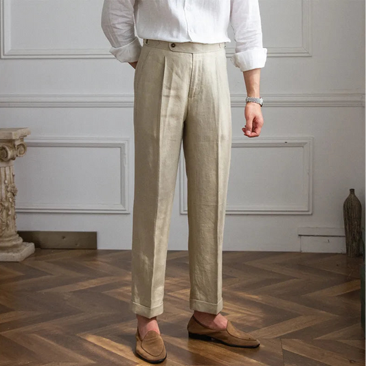 CAPRI LINEN TROUSERS