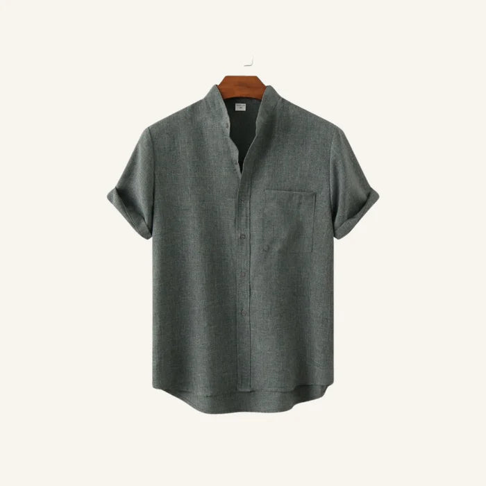 Beaumont Band Collar Shirt