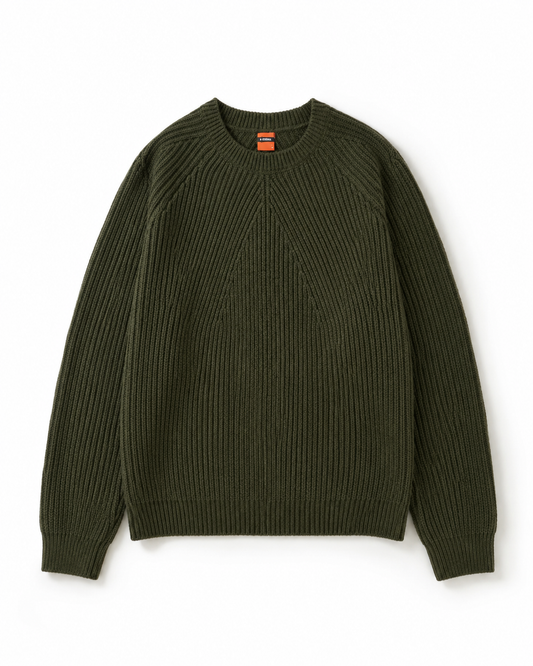 Cambridge Ribbed Knit Sweater