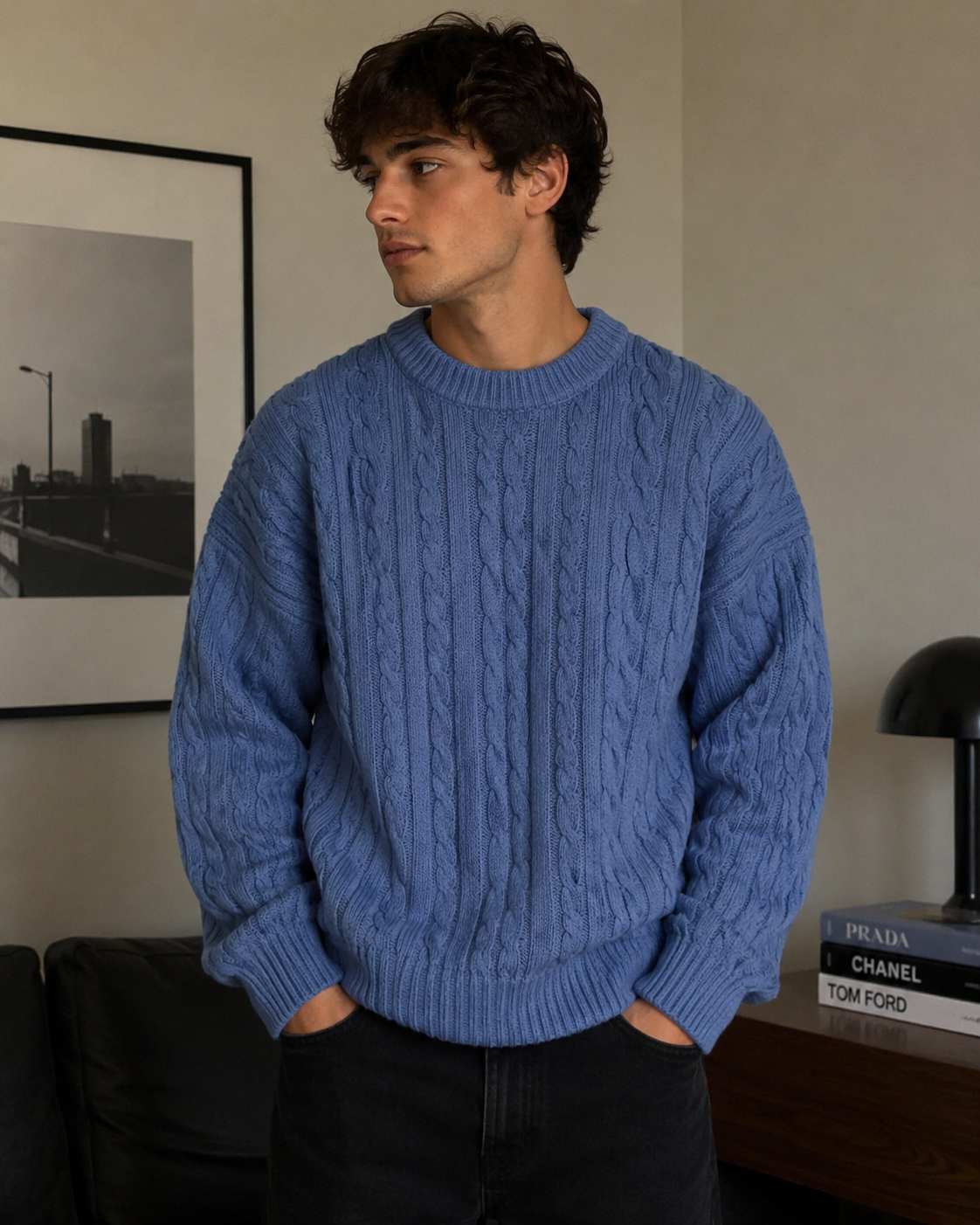 CORTONA CABLE-KNIT SWEATER