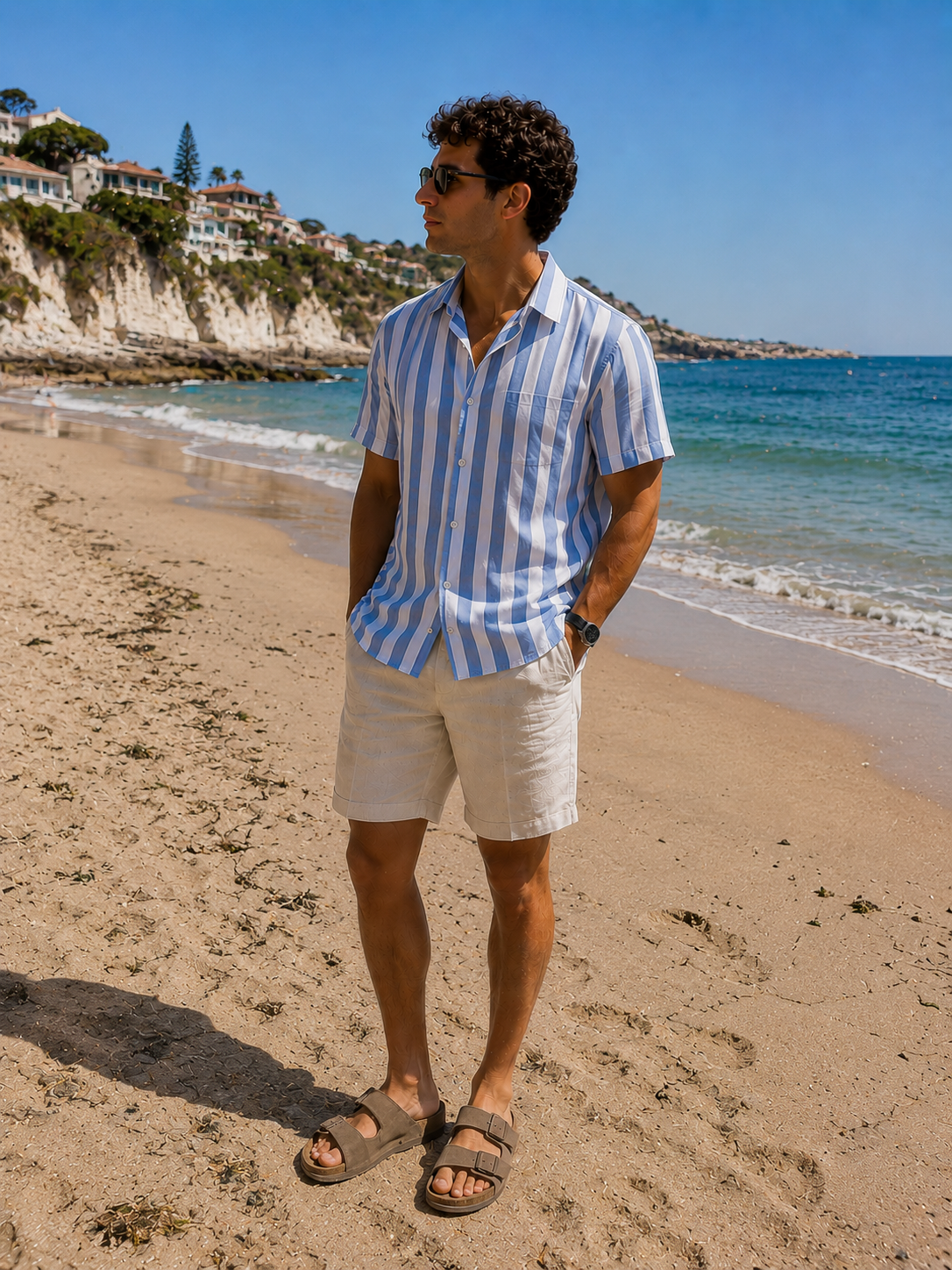 Portofino Striped Linen Shirt