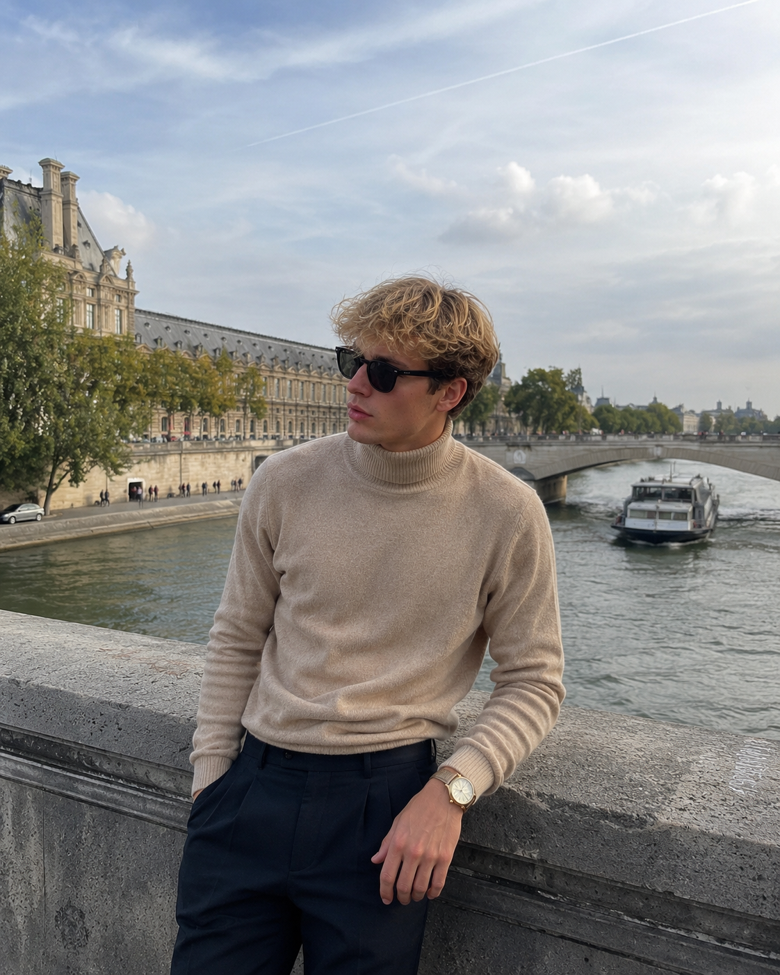 AREZZO CASHMERE TURTLENECK JUMPER