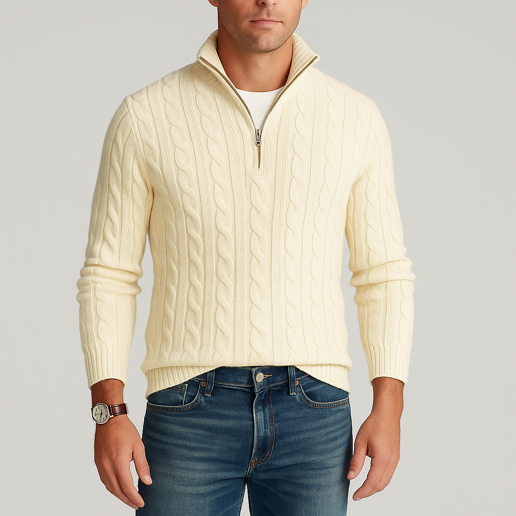 Giuseppe Quarter-Zip Sweater