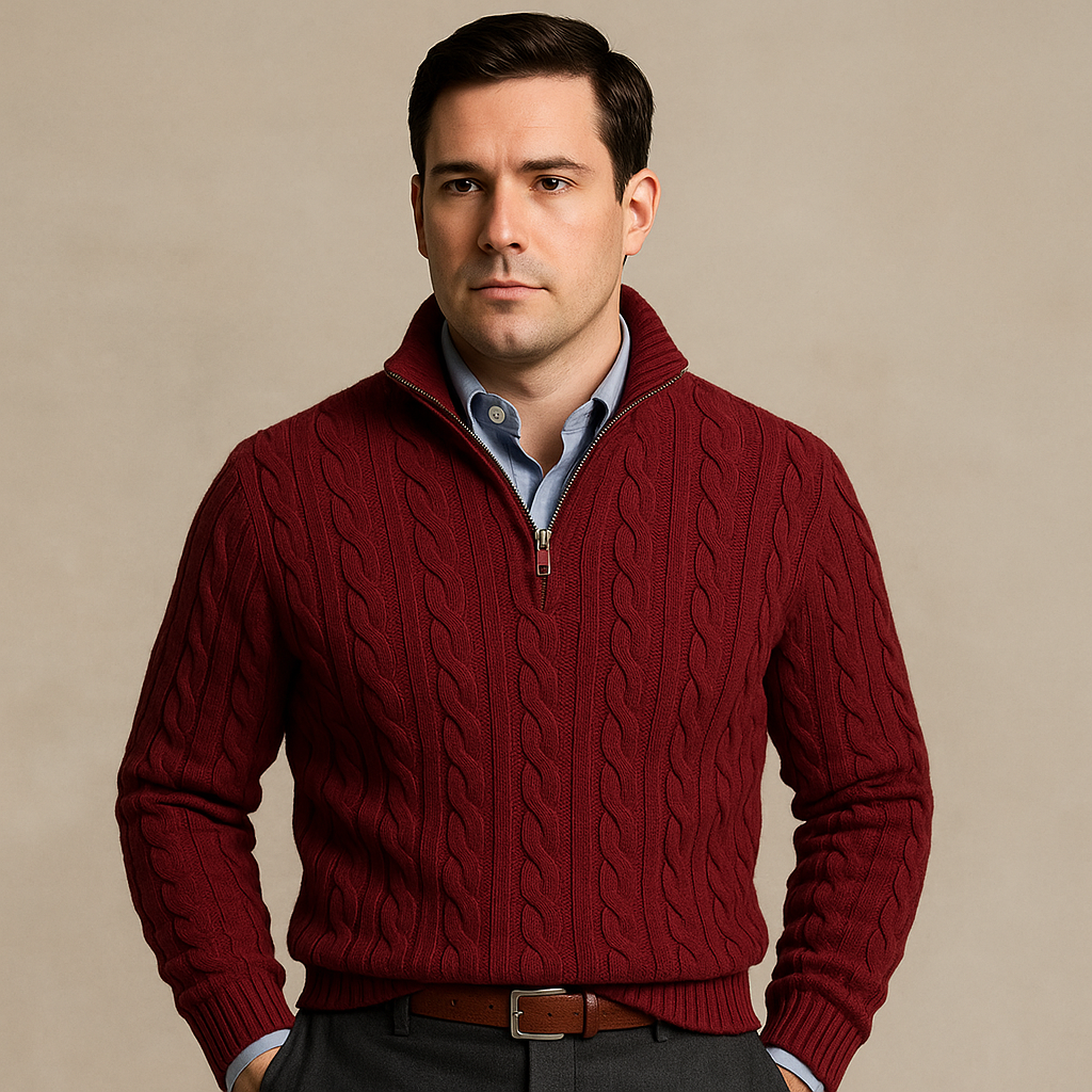 Giuseppe Quarter-Zip Sweater