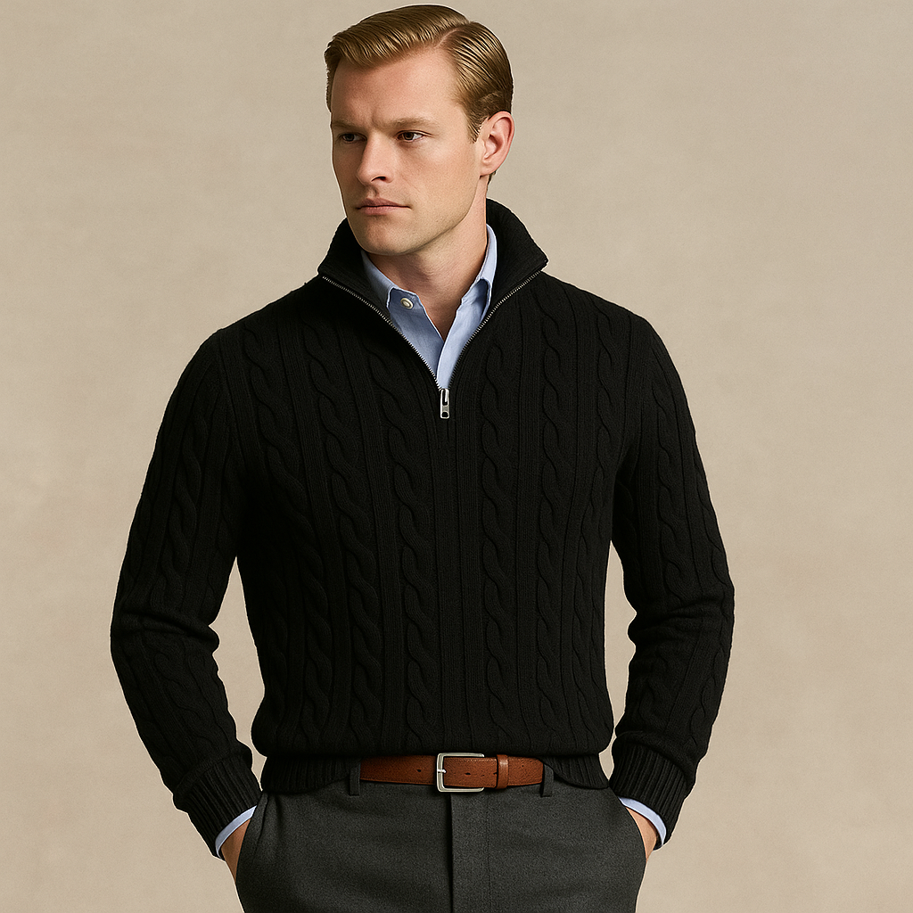 Giuseppe Quarter-Zip Sweater