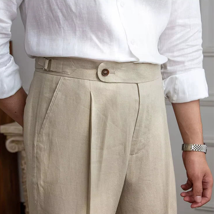 CAPRI LINEN TROUSERS