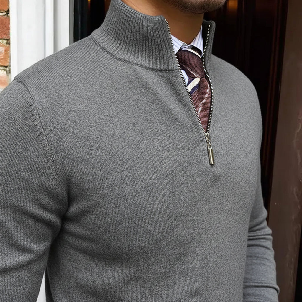 TORINO QUARTER-ZIP TURTLENECK