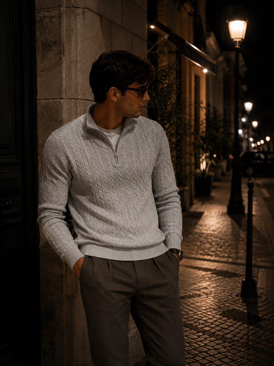 Giuseppe Quarter-Zip Sweater