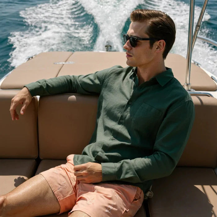 Milford Long Sleeve Linen Shirt