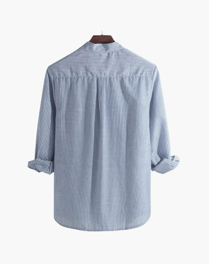East Hampton Linen Henley Shirt