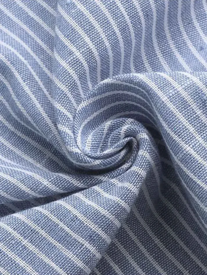 East Hampton Linen Henley Shirt