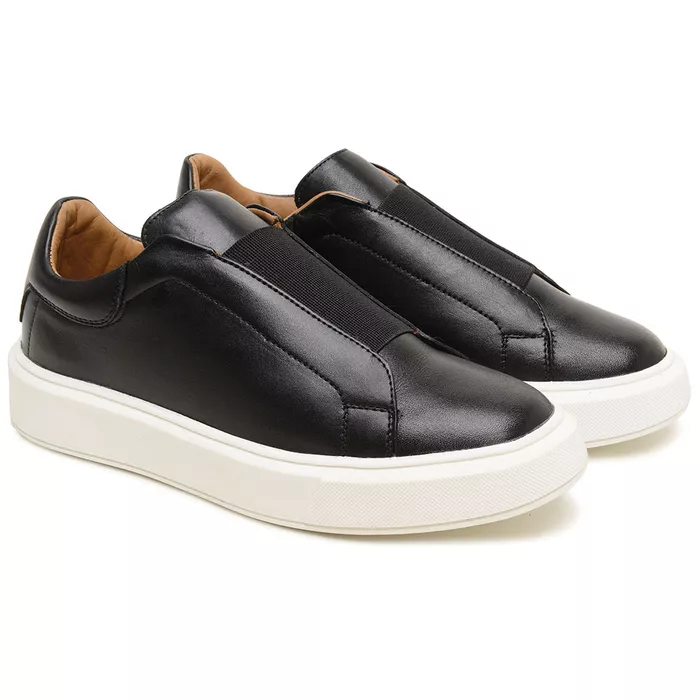 SoHo Leather Slip-On Sneaker