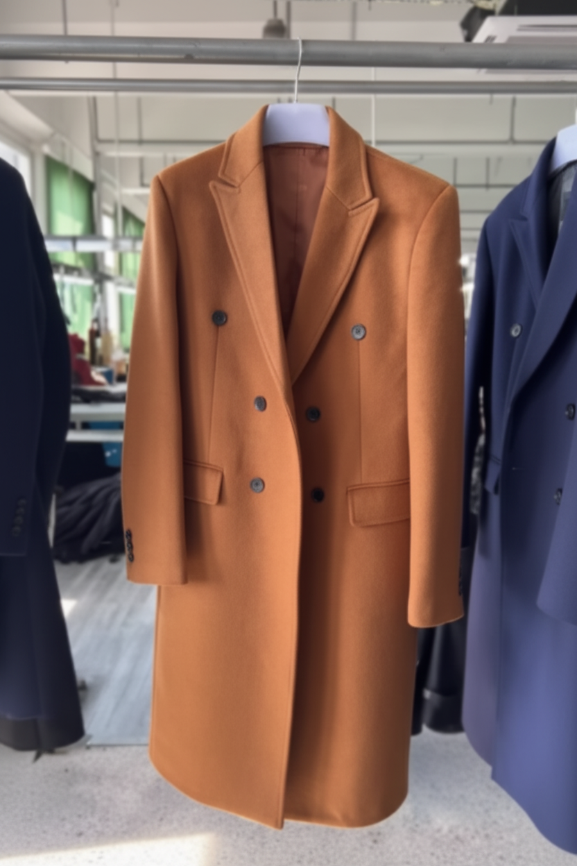 NOVARA HERRINGBONE COAT
